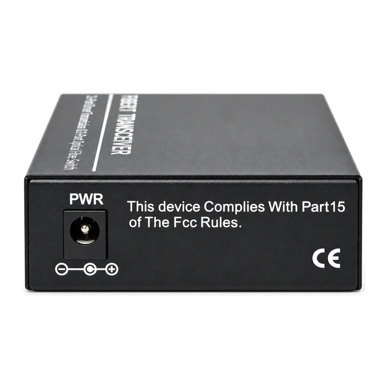 HS-1F2E — Fast Ethernet converter — 1 fiber + 2 copper 3