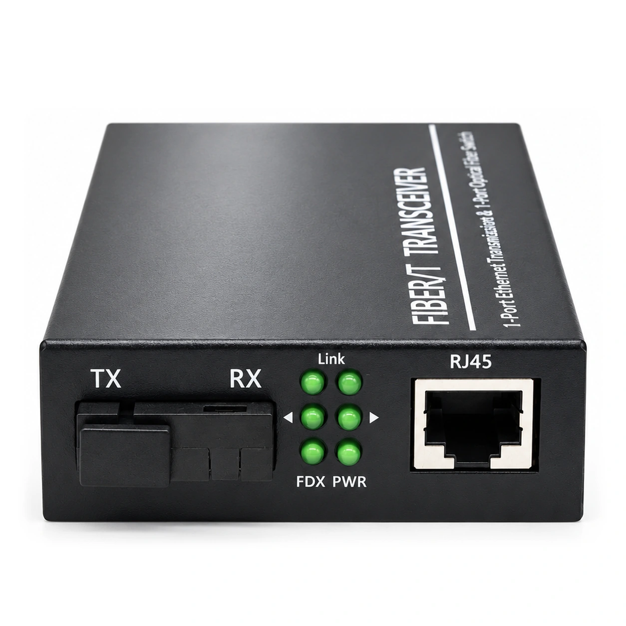 HS-1G1E — Gigabit converter — 1 fiber + 1 copper 2