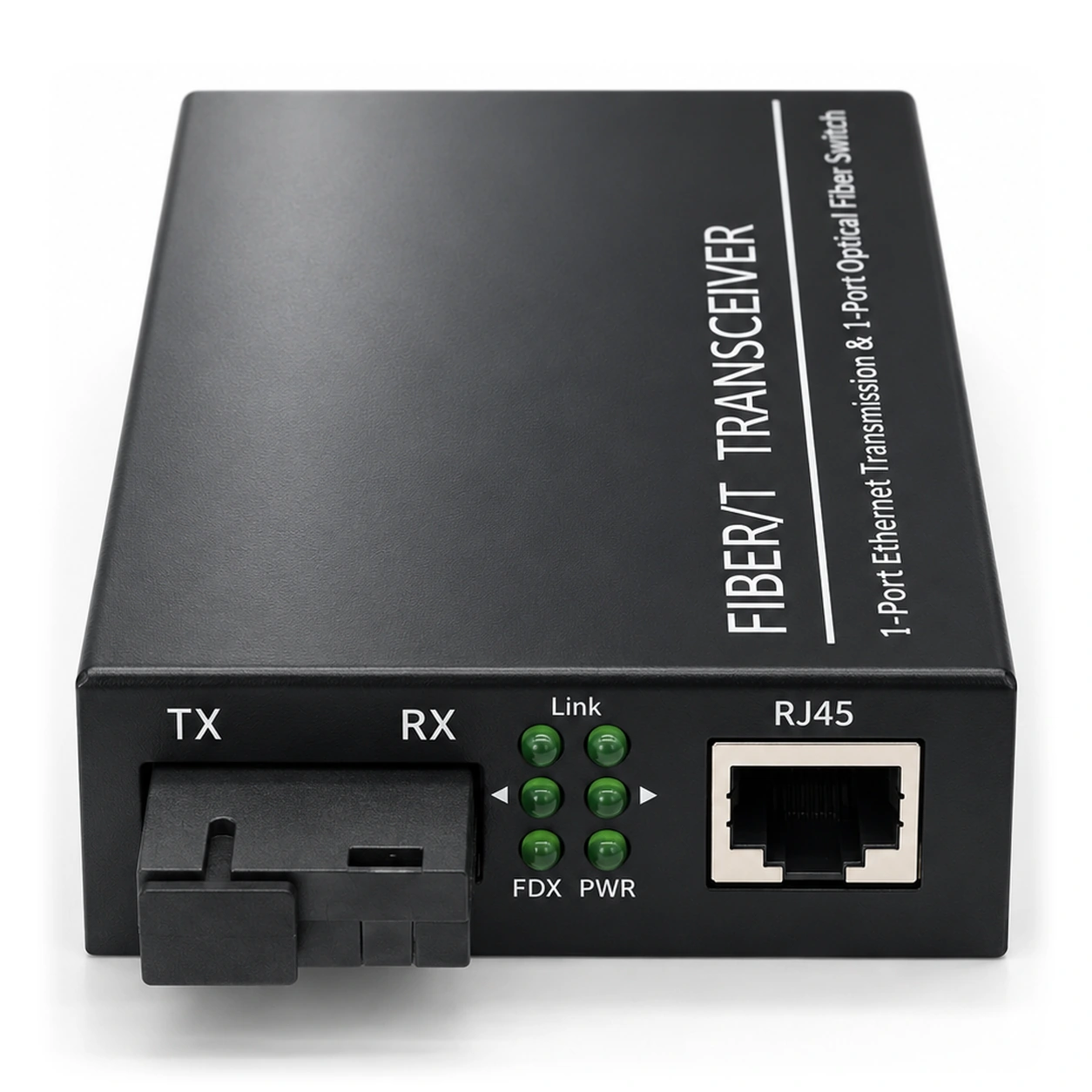 HS-1G1E-LFP — Gigabit converter — 1 fiber + 1 copper · link fault pass-through (LFP) 2
