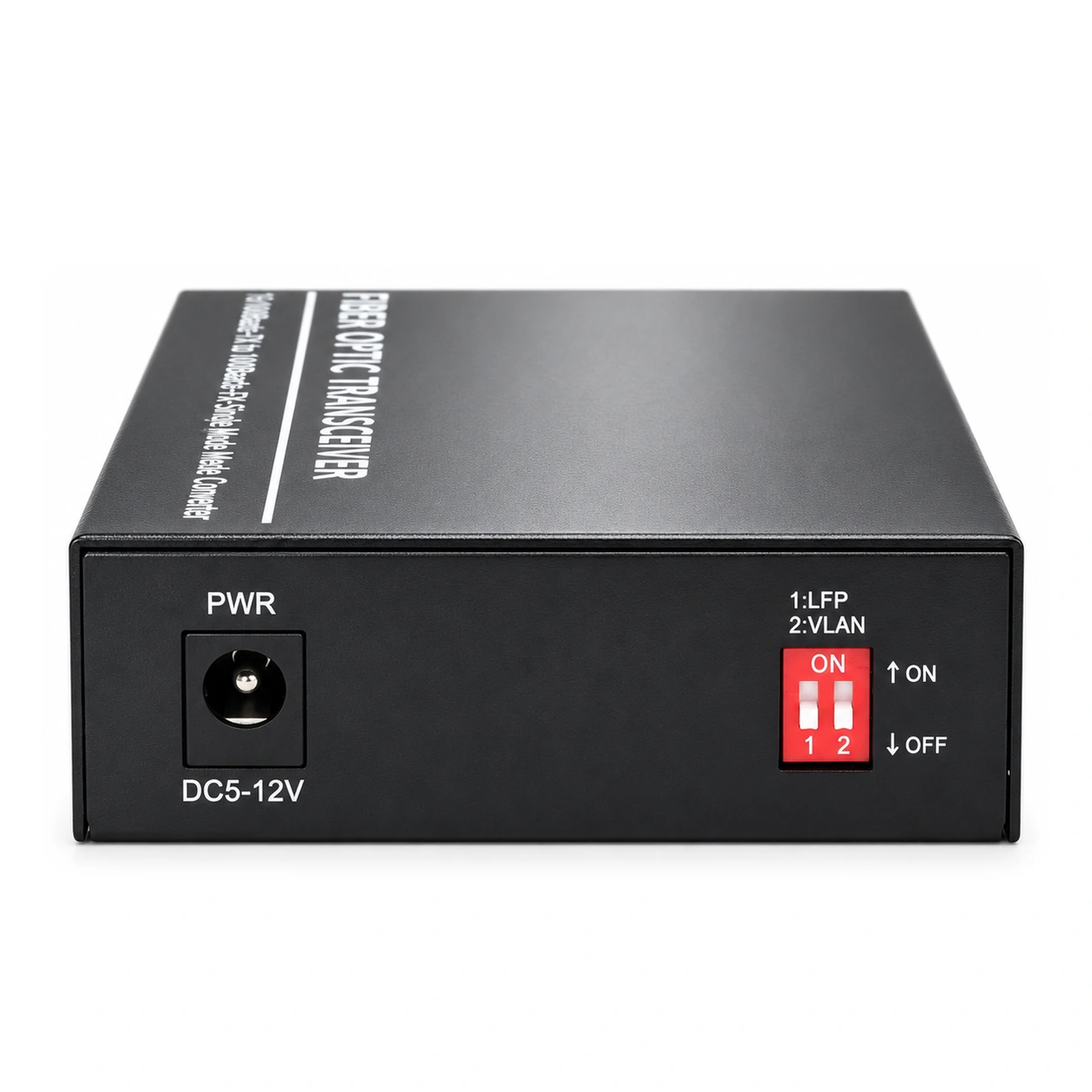 HS-1G2E-V — Gigabit converter — 1 fiber + 2 copper · VLAN isolation 3