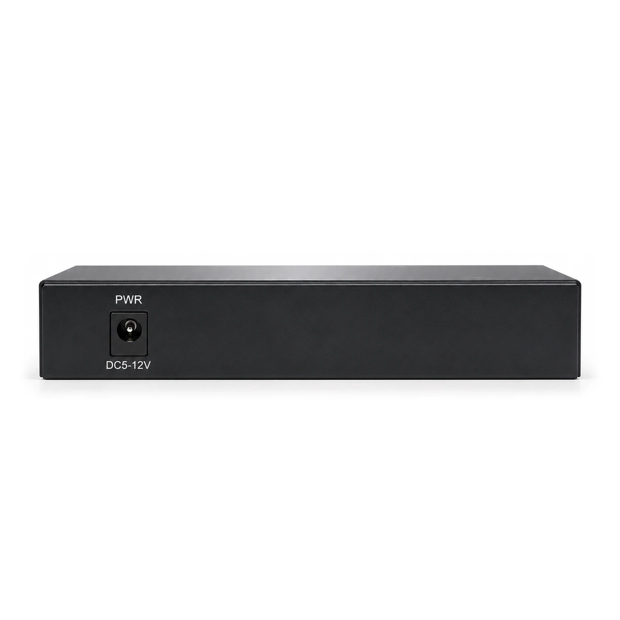 HS-1G4E-485 — Gigabit converter with RS-485 serial — 1 fiber + 4 copper + DB9 3