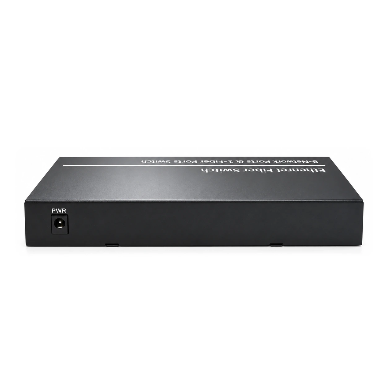 HS-1G8E-F — Gigabit converter — 1 fiber + 8 copper · SFP slot version 3