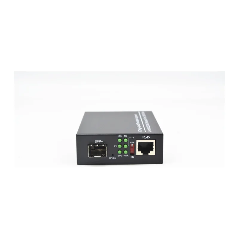 HS-1X1EP — 10-gigabit PoE converter — 1 fiber + 1 PoE copper