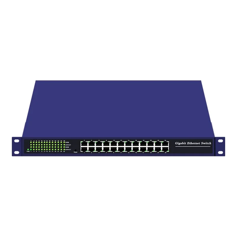 HS-24GE — جيجابت محول — 24 fiber