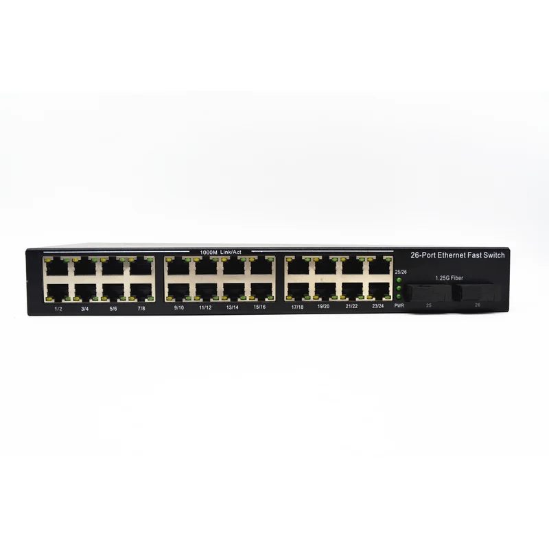 HS-24GE-P — جيجابت محول — 24 fiber