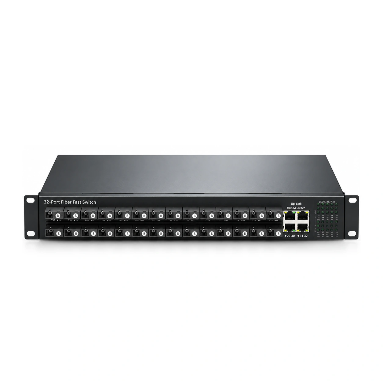 HS-28F4E — Fast Ethernet converter — 28 fiber + 4 copper