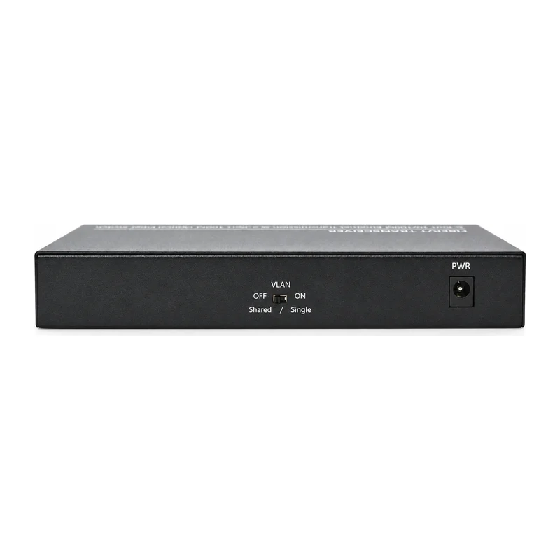 HS-2F6E — Fast Ethernet converter — 2 fiber + 6 copper 3