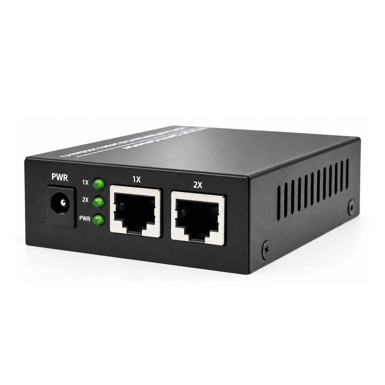 HS-2G2E-F — Gigabit converter — 2 fiber + 2 copper · SFP slot version
