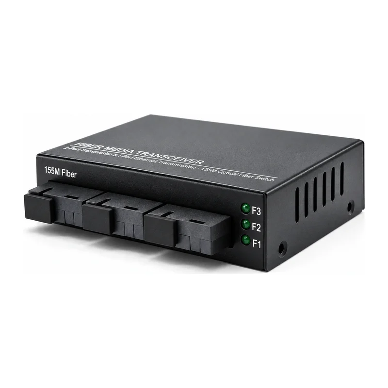 HS-3F3E — Fast Ethernet converter — 3 fiber + 3 copper