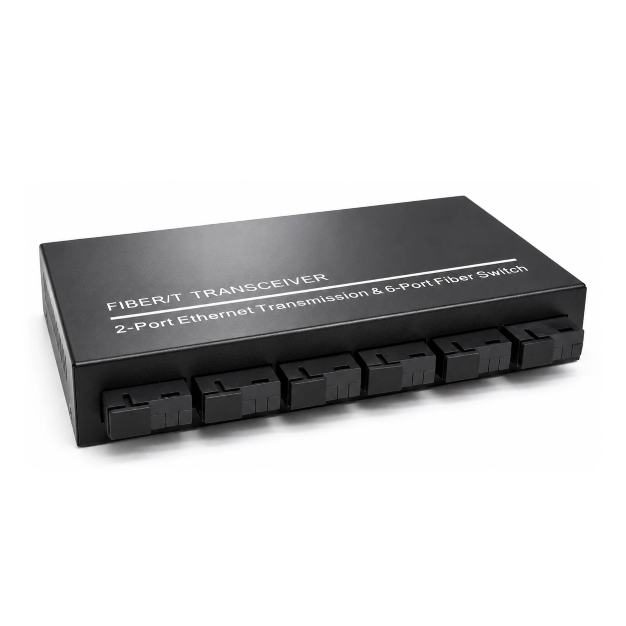HS-6G2E — Gigabit converter — 6 fiber + 2 copper