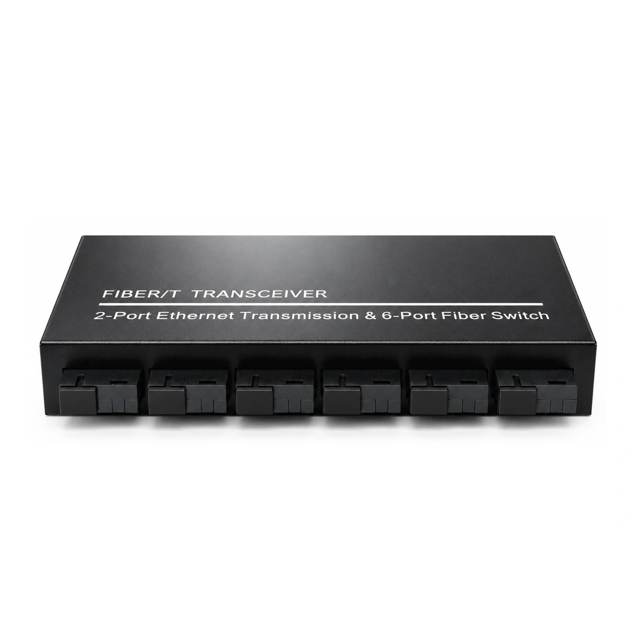 HS-6G2E — Gigabit converter — 6 fiber + 2 copper 2