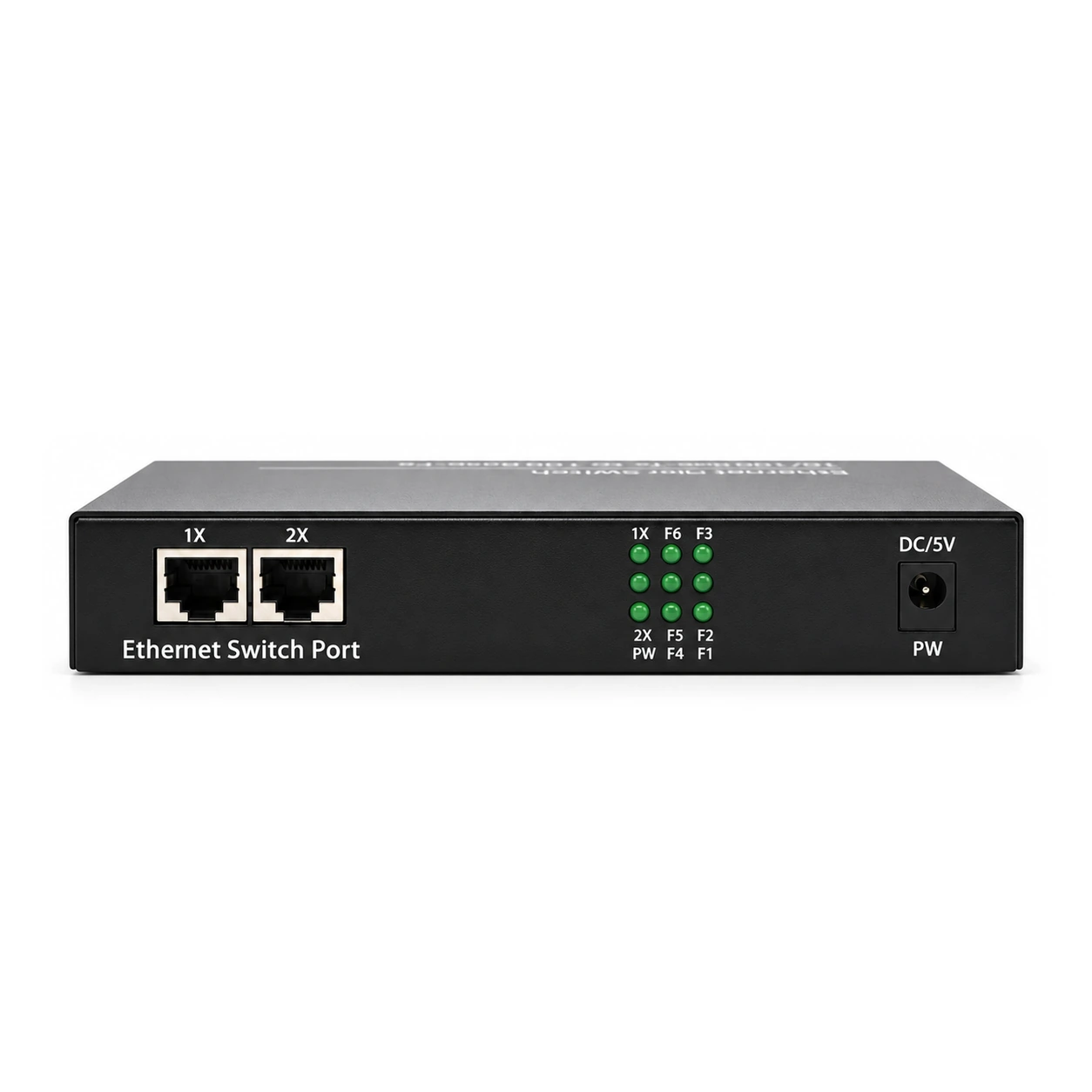 HS-6G2E — Gigabit converter — 6 fiber + 2 copper 3