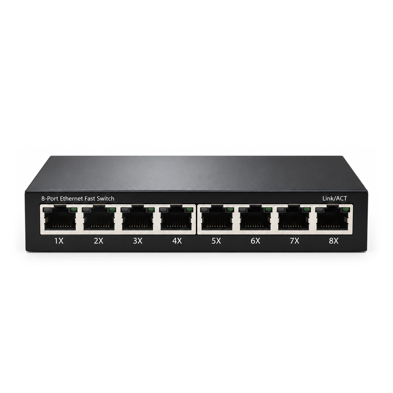 HS-8FE-M — Fast Ethernet switch — 8 fiber · metal housing 2