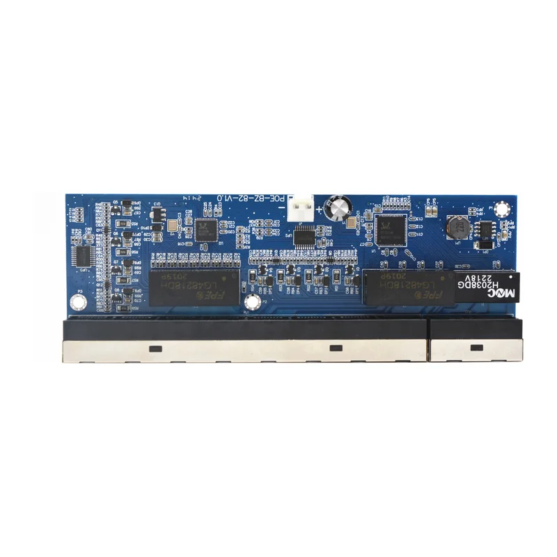 HS-8FEP2FE — PoE switch — 8 FE PoE + 2 FE uplinks, internal PSU