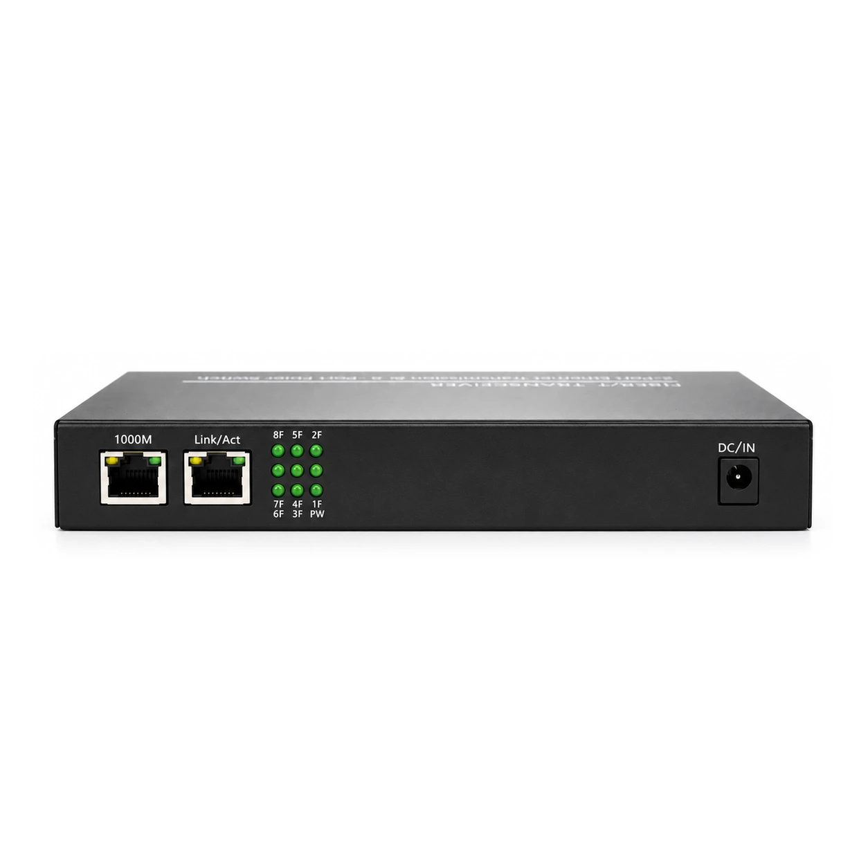 HS-8G2E — Gigabit converter — 8 fiber + 2 copper 3