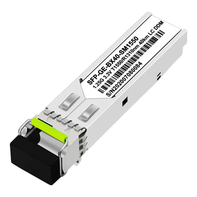 HS-SFP-GE-BX40 — 1.25G-BiDi-WDM-SFP — Single-Fiber, 40 km Reichweite für Metro-Strecken