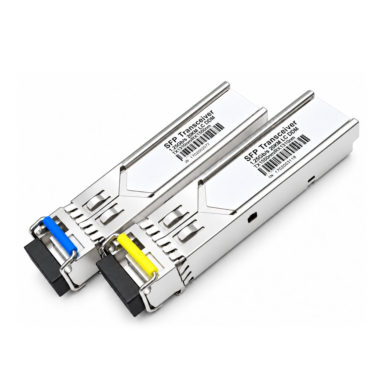 HS-SFP-GE-LX20 — 1.25G-SFP-Transceiver — Dual-LC, 1310 nm FP, 20 km Singlemode