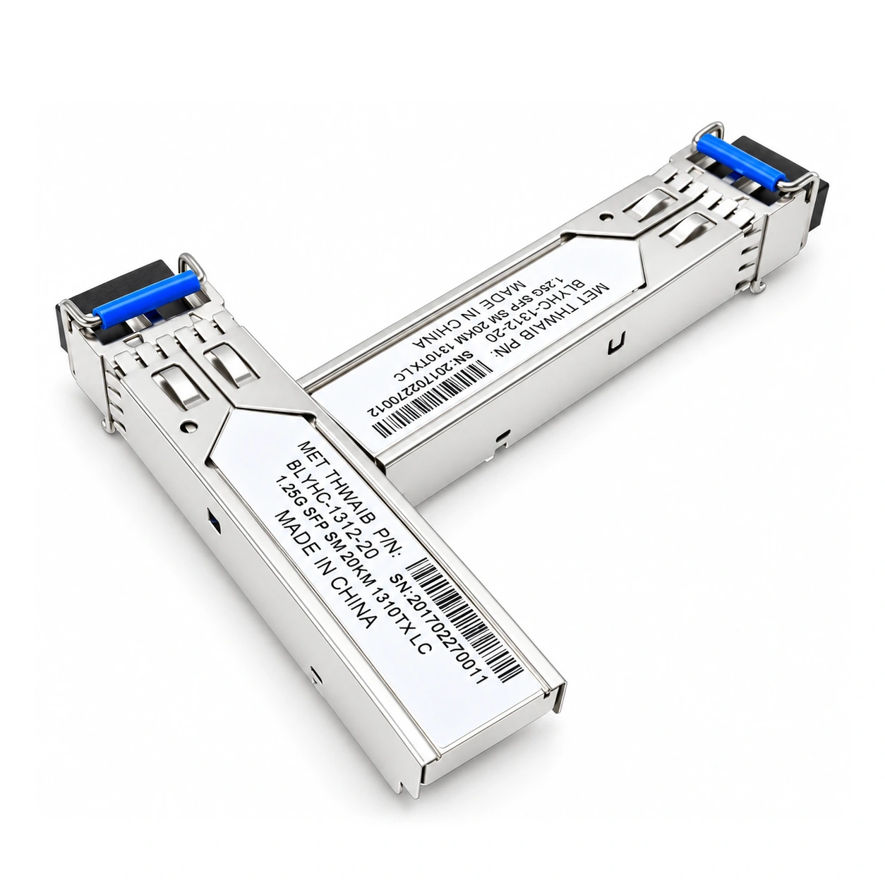 HS-SFP-GE-LX20 — 1.25G SFP transceiver — dual LC, 1310 nm FP, 20 km single-mode 10