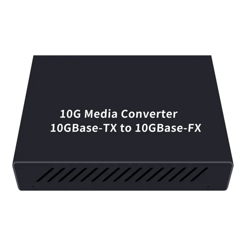 HS-W10G-F — 10 Gigabit SFP+ media converter — 10GBase-T copper to 10G SFP+ fiber